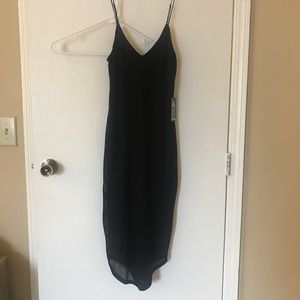 Express Slight V-neck Maxi Dress